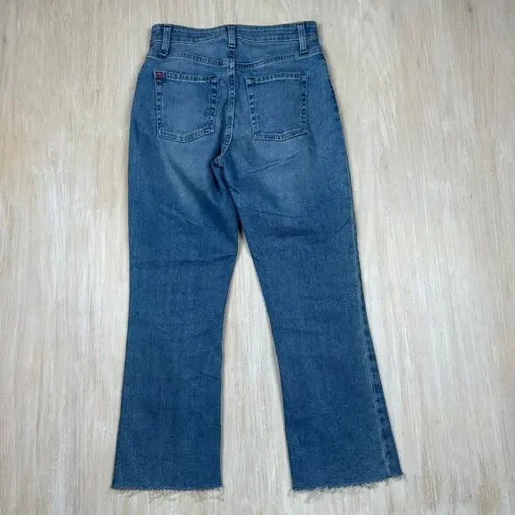 BDG Urban Outfitters High Rise Crop Kick Flare Casual Denim Edgy Grunge Jeans 27 - Picture 12 of 16